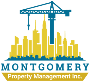 A logo of montgomery property management inc.